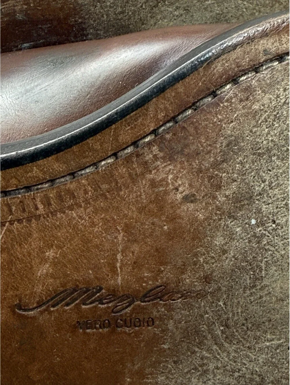 Mezlan Fiore Men’s Brown Leather Lace-Up Derby Dress Shoes Lined US 12 M